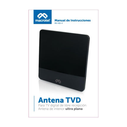 Antena Hdtv TV Digital Ultra Plana Macrotel