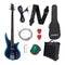 Bajo Eléctrico Azul Fiddler + Amplificador 20 W