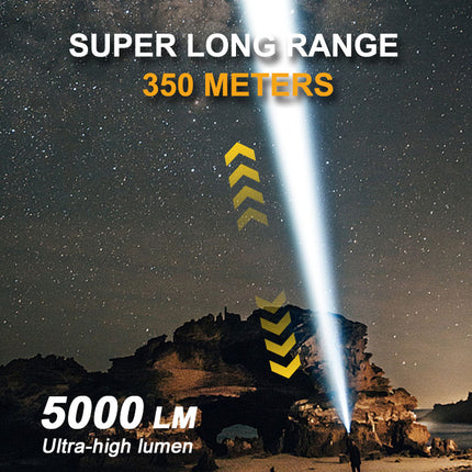 Linterna Led Táctica Dual Power 5000 Lm