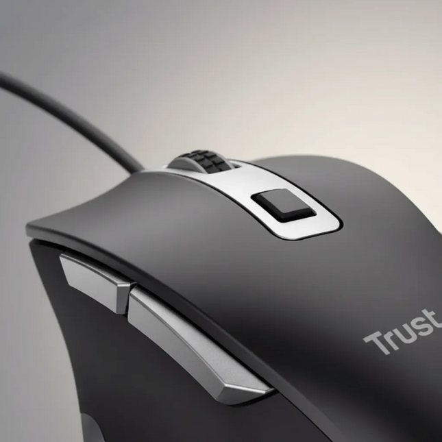 Mouse Fyda Confort Negro con Cable