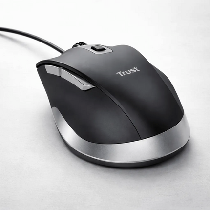 Mouse Fyda Confort Negro con Cable