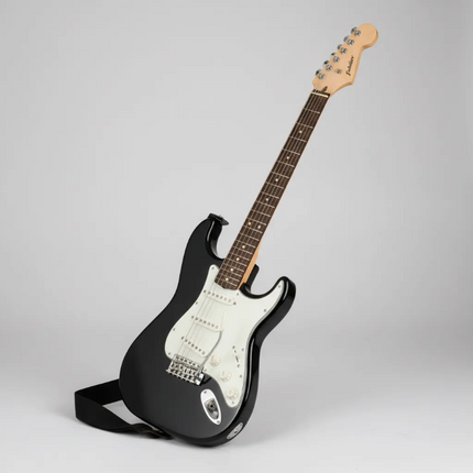 Combo Guitarra Eléctrica Negra + Amplificador Fiddler
