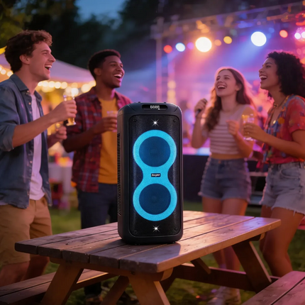 Karaoke Titan Box BT 40W Micrófono Power Bank