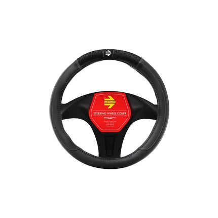 Funda cubre volante Momo Negro/gris SWC030BG