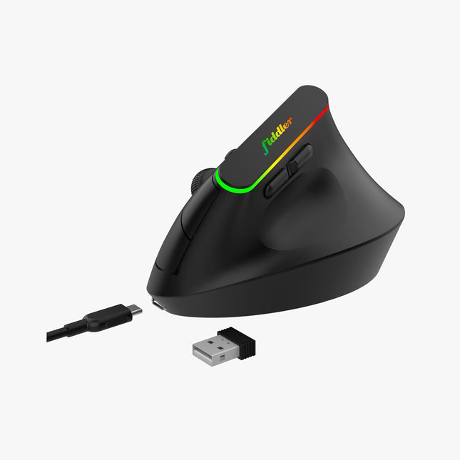 Mouse Vertical Bluetooth Recargable 1600Dpi