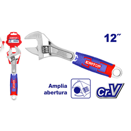 Llave Ajustable Indus 12"