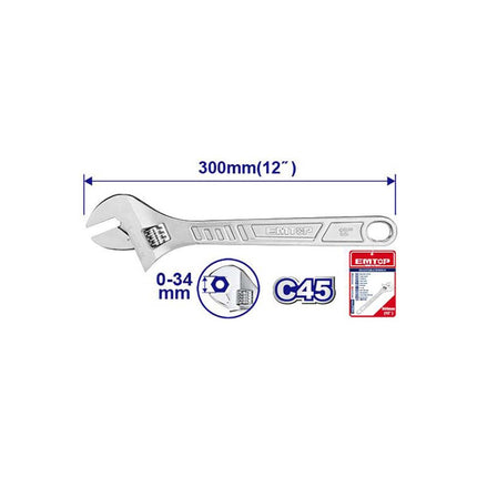 Llave Ajustable 12"