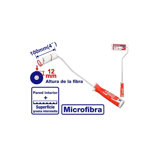 Rodillo Largo 4"