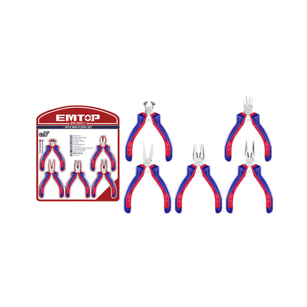 Pack 5 Mini Alicates 4,5"