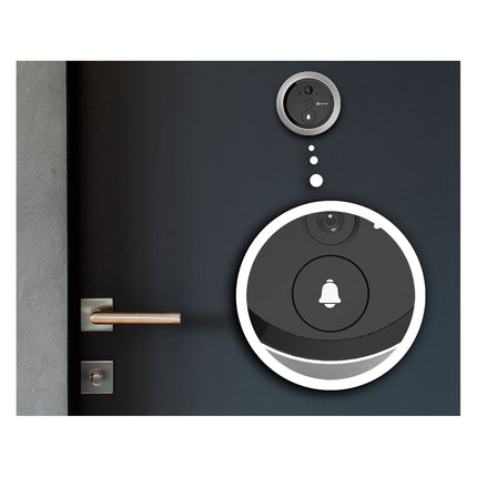 Timbre con Mirilla Wi-Fi Video HD Inteligente