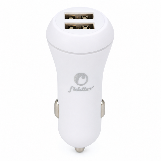 CARGADOR USB PARA AUTOMOVIL 12-24V - 2 PUERTOS FIDDLER