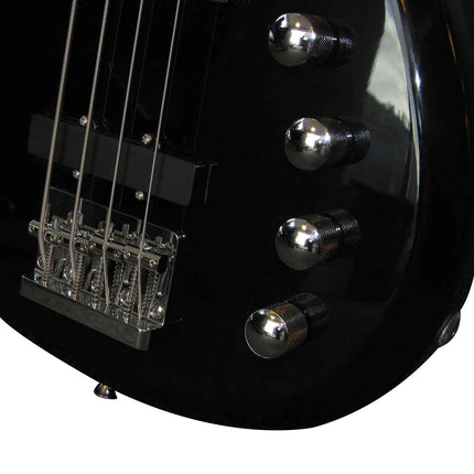 Bajo Eléctrico Fiddler Negro + Amplificador 20W