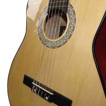Guitarra Clásica 39" - Cuerdas de Nylon y Sonido Cálido