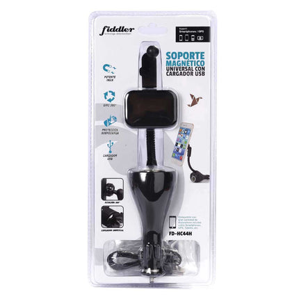 Soporte Magnético Celular Auto Universal Cargador Micro USB