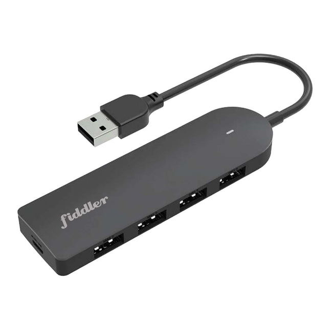 Adaptador Hub USB A 4 Puertos Multi 3.0 + Micro USB Fiddler