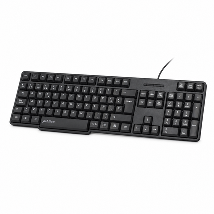 TECLADO NEGRO UNIVERSAL ALAMBRICO USB