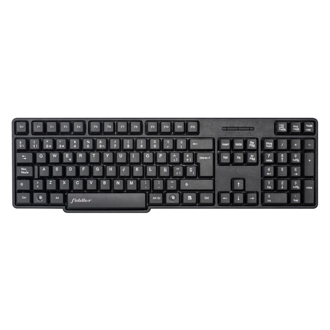 Teclado Universal USB Negro Fiddler Z