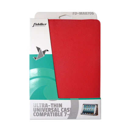 Carcasa Tablet 7 a 8 Pulgadas Universal Fiddler Roja