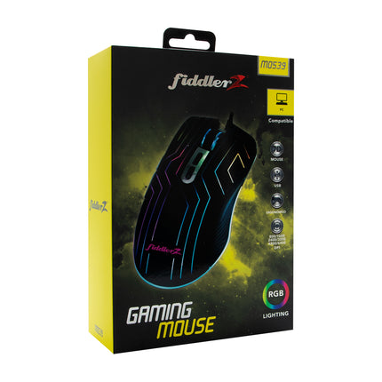 Mouse Gamer optico 7D Retroiluminado Fiddler Z