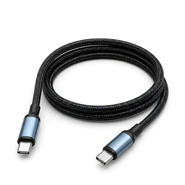 Cable Tipo C a Tipo C Negro 1 metro Fiddler