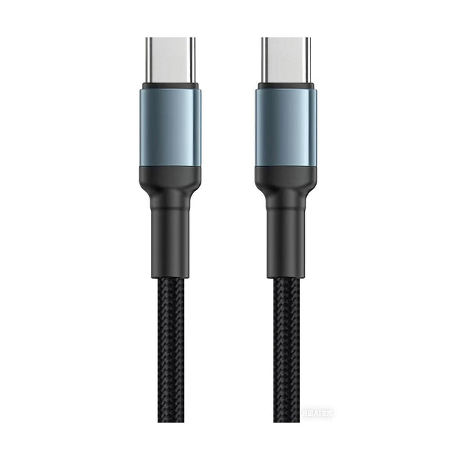 Cable Tipo C a Tipo C Negro 1 metro Fiddler