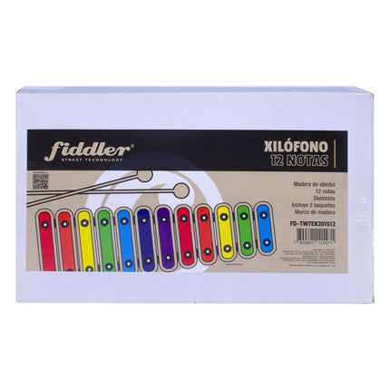 Xilofono 12 notas baquetas Fiddler