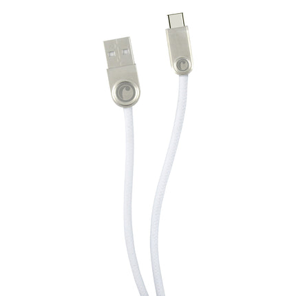 Cable USB Tipo C 2mt Fiddler Blanco