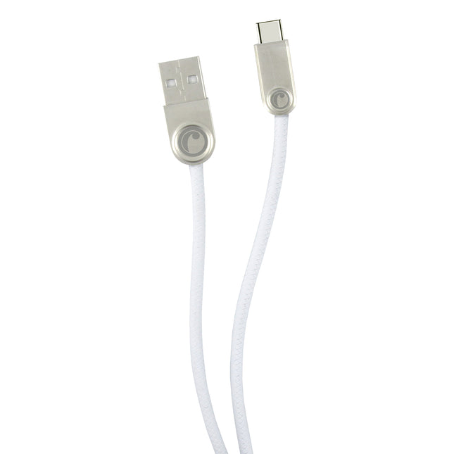 Cable USB Tipo C 2mt Fiddler Blanco
