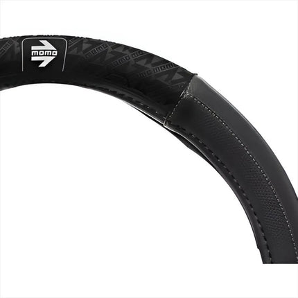 Funda cubre volante Momo Negro/gris SWC030BG