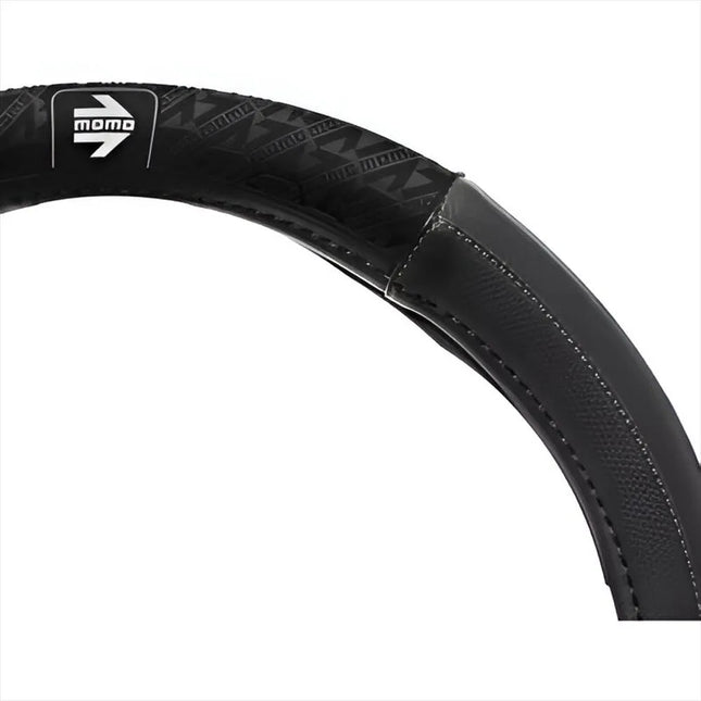 Funda cubre volante Momo Negro/gris SWC030BG