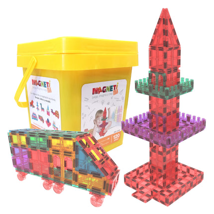 Juguete Magnético 120 piezas Magneti Mix