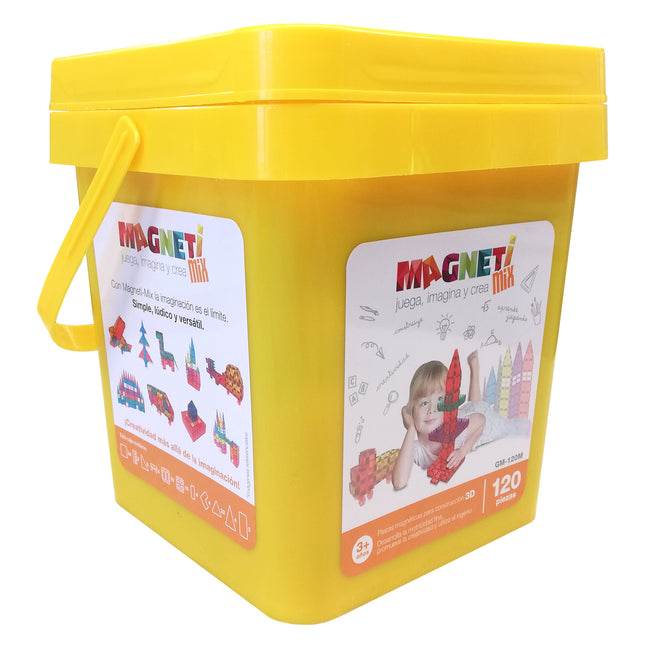 Juguete Magnético 120 piezas Magneti Mix