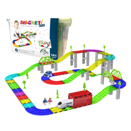 Juguete Magnético 141 piezas Magneti Track