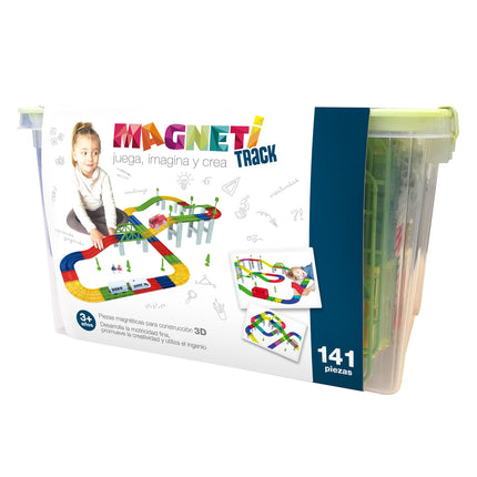 Juguete Magnético 141 piezas Magneti Track