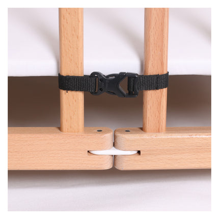 Corral Cuna 2 en 1 Altura Ajustable en Madera Happy Dino