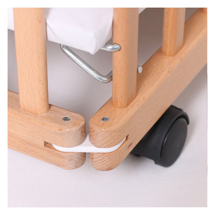 Corral Cuna 2 en 1 Altura Ajustable en Madera Happy Dino