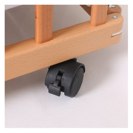 Corral Cuna 2 en 1 Altura Ajustable en Madera Happy Dino