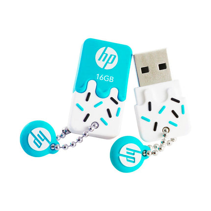 Pendrive USB Goma Azul 16GB 2.0 HP