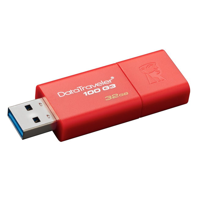 Pendrive Kingston DataTraveler DT100 32GB Rojo