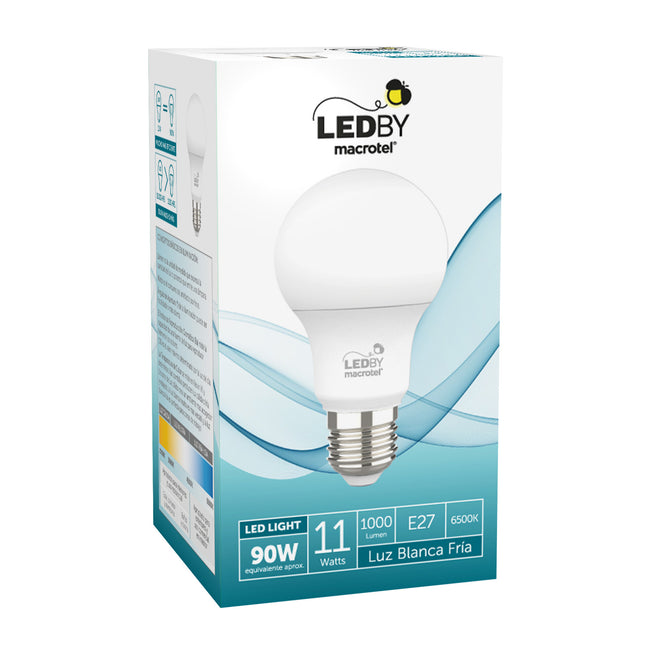 Ampolleta Led a60 11w Luz Fría