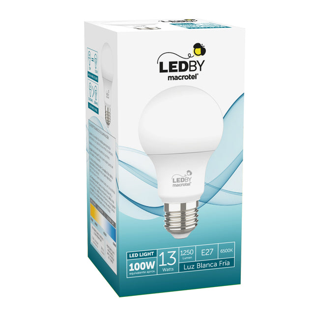 Ampolleta Led a60 13w Luz Fría
