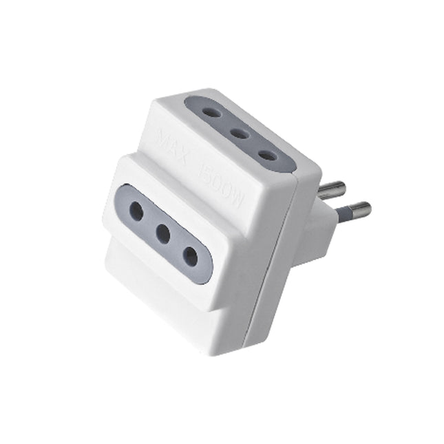 Adaptador De Enchufe 10A. 3 Socket De 10A Macrotel