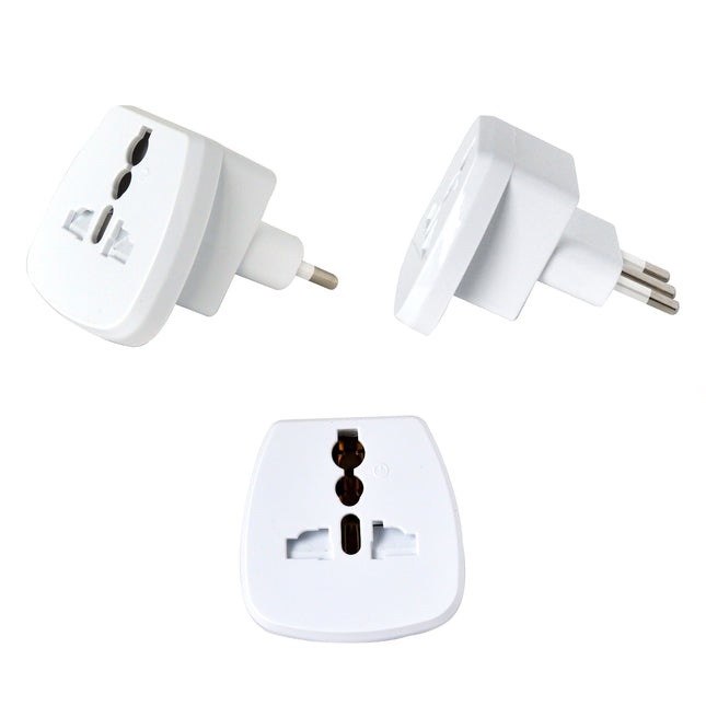 Adaptador Universal 2P+T 10A 250V Macrotel