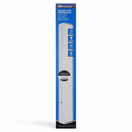 LAMPARA DE EMERGENCIA 120 LED MACROTEL