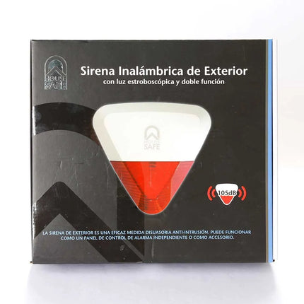 Sirena inalámbrica de exterior 315Mhz