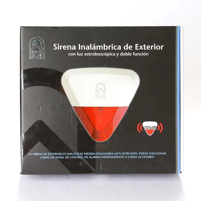 Sirena inalámbrica de exterior 315Mhz