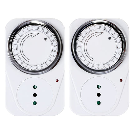 Temporizador Eléctrico Pack 2 Timer Diario House Sage