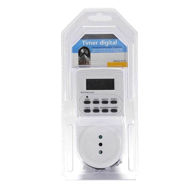 Timer Eléctrico Digital House Safe