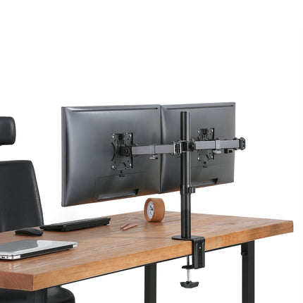 Soporte Monitor Escritorio Doble Articulado 13 a 32 Pulgadas