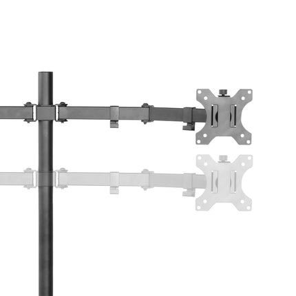 Soporte Monitor Escritorio Doble Articulado 13 a 32 Pulgadas